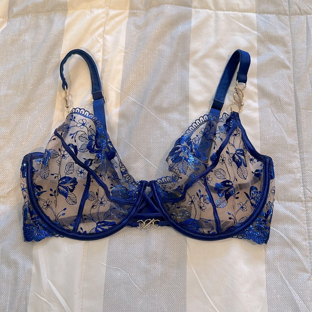 34G Honey Birdette Jules Navy Bra